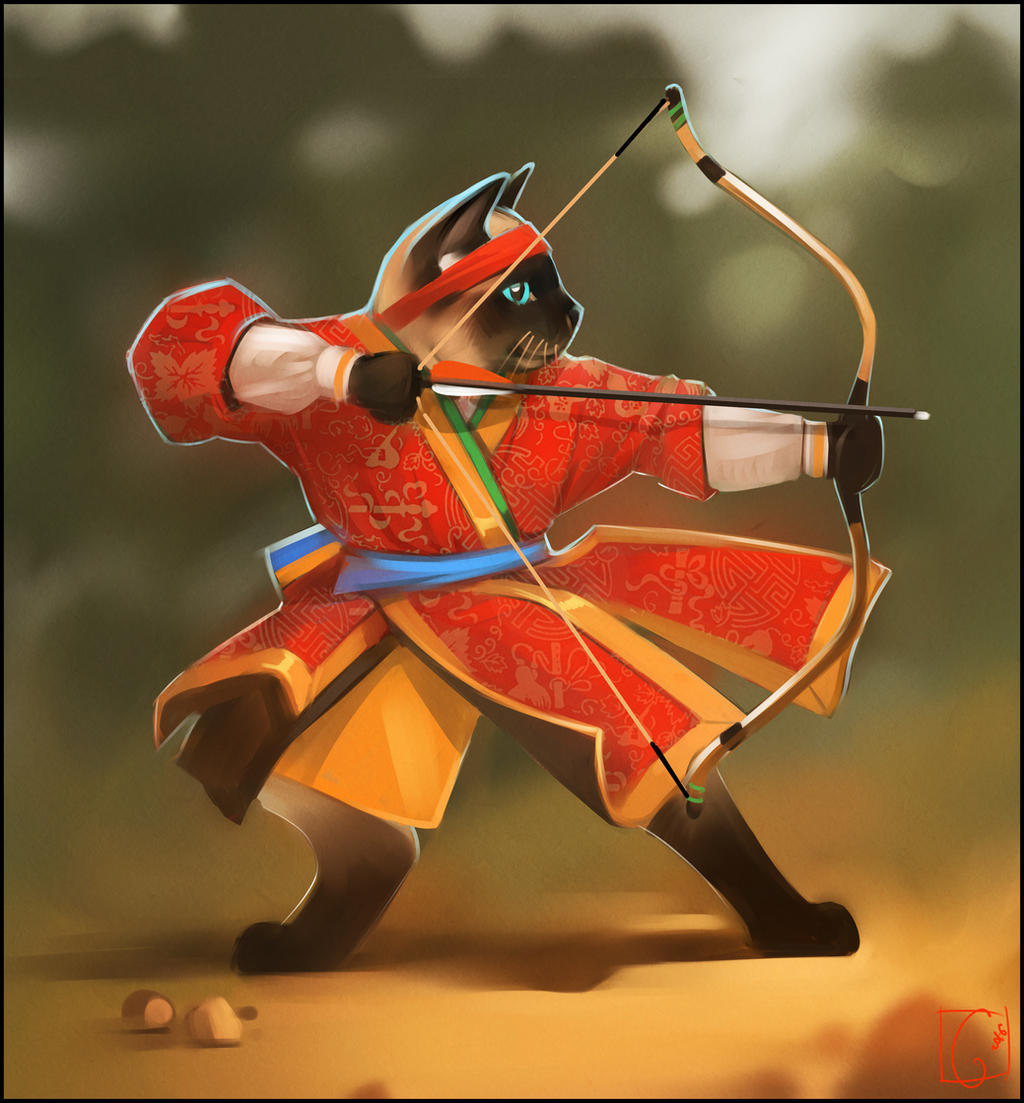 Korean traditional archer