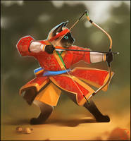 Korean traditional archer