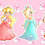 mario princesses!!