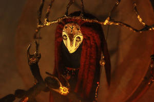 Shaman fairy doll wool sculpture