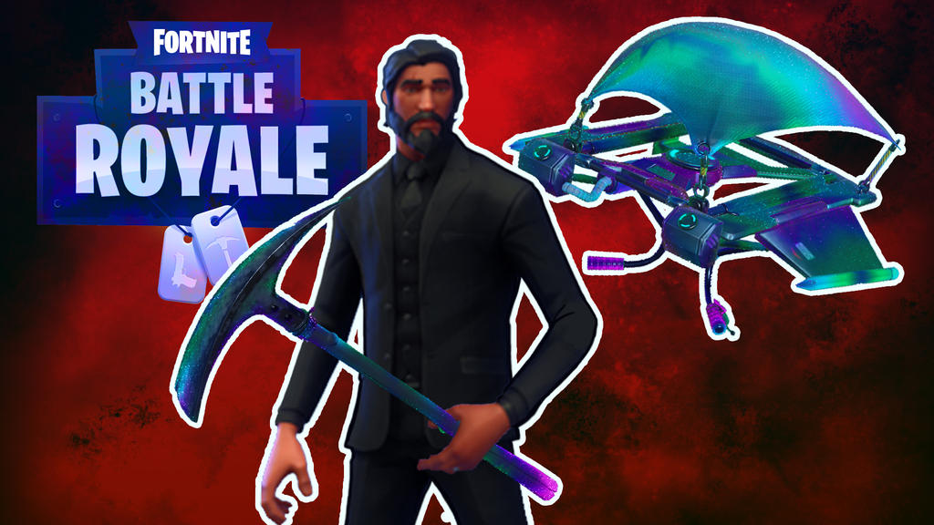 Fortnite John Wick w/ Glider by LordMaru4U on DeviantArt