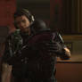 Chris Redfield and Jessica Sherawat