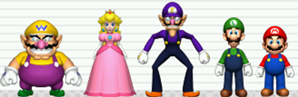 wario and peach