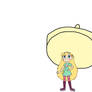 Star Butterfly Wearing a Sombrero