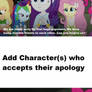 Who Accepts the Mane 5's Apology