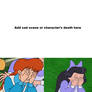 Anne and Diana crying over what