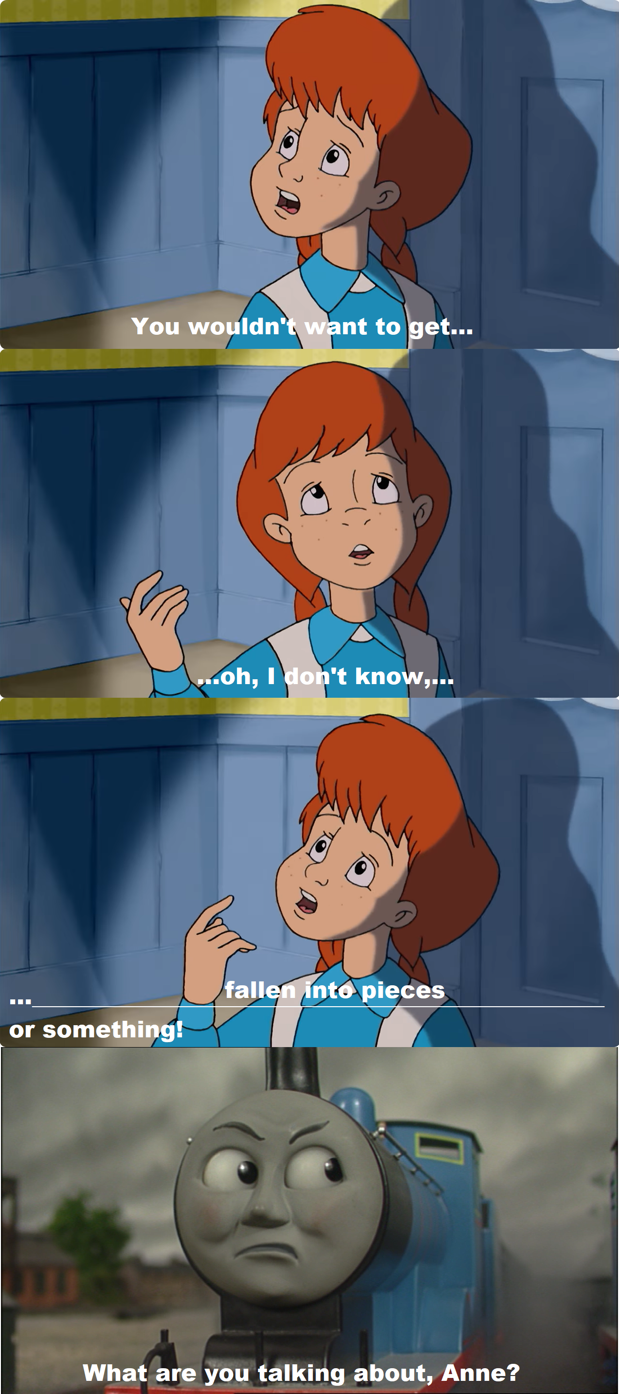 Edward is confused by Anne Shirley's superstitions