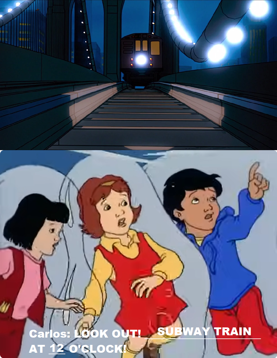 Subway Train is heading right at MSB Kids