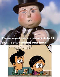 Sir Topham Hatt Scolds Bobby and Ronnie Anne