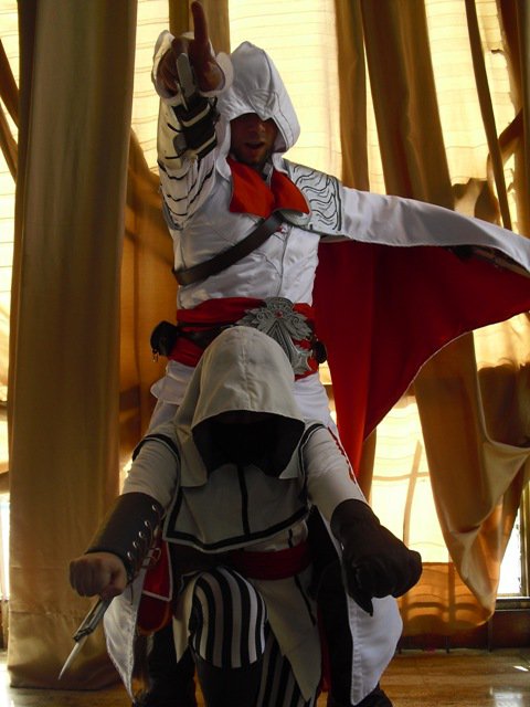 Ezio and his new Mount?? xD