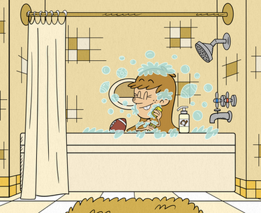 LH A sporty, soapy, bubble bath for Margo (3)