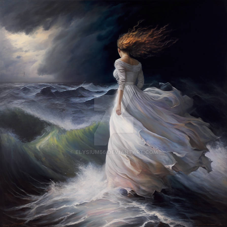 Woman In Storm 1 by Elysium56 on DeviantArt
