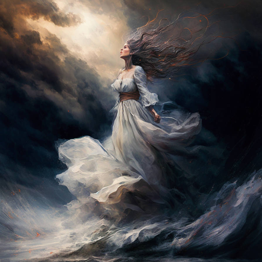 Woman In Storm 9 by Elysium56 on DeviantArt