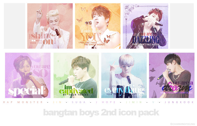 BTS 2ND ICON PACK.