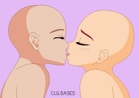 Girls Kiss Base by pixgirl359 on DeviantArt