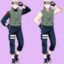 :129: Naruto :Kakashi Hatake Uniform Pixel Base: