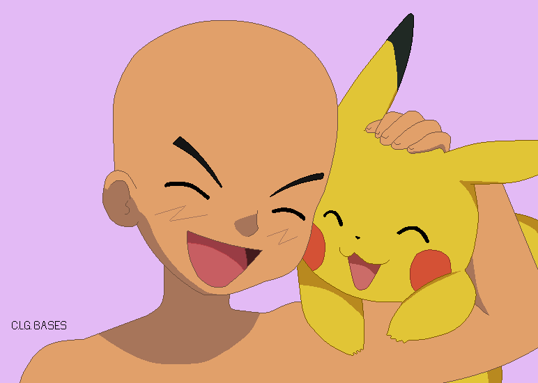 Pikachu e Ash - Desenho de nebraskaa_ - Gartic