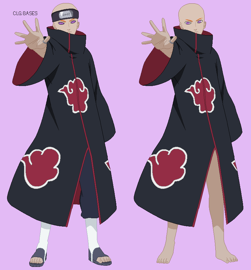 :199: Naruto :Pein Akatsuki Attire Pixel Base: