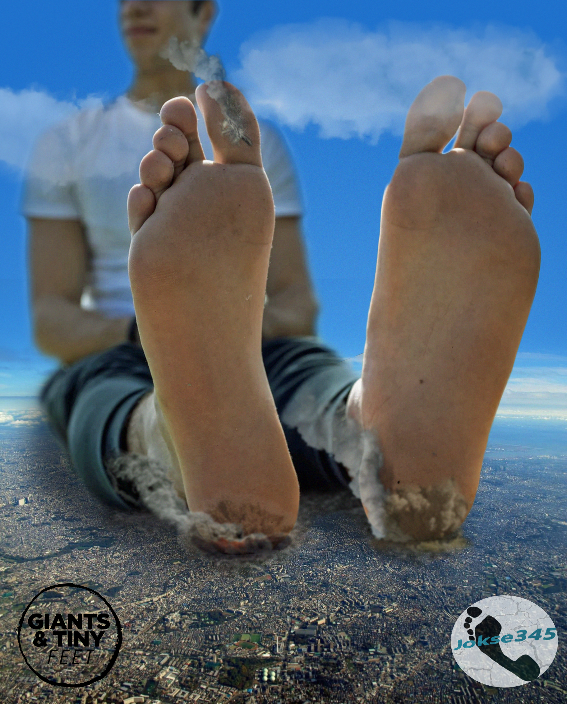 Crush giant feet Giantess Mikayla