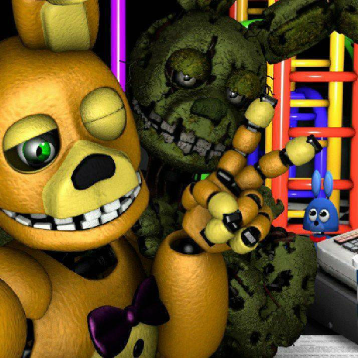 Spring Bonnie and Springtrap by GiaKhang24 on DeviantArt