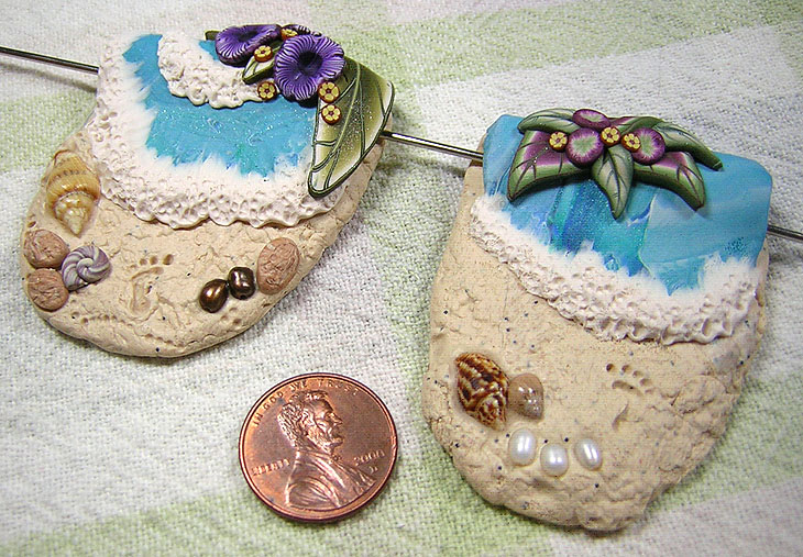 Beach Scenes in Polymer Clay