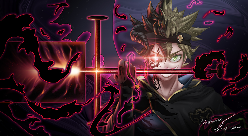 Asta Wallpaper Black Clover sem texto by GamerRevolupcao on DeviantArt