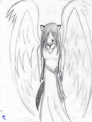 Winged Wolf Girl