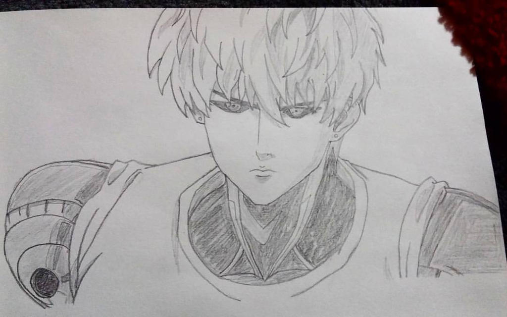 One Punch Man - Genos Drawing by husamezzi on DeviantArt