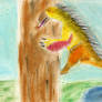 Beipiasaurus up a tree