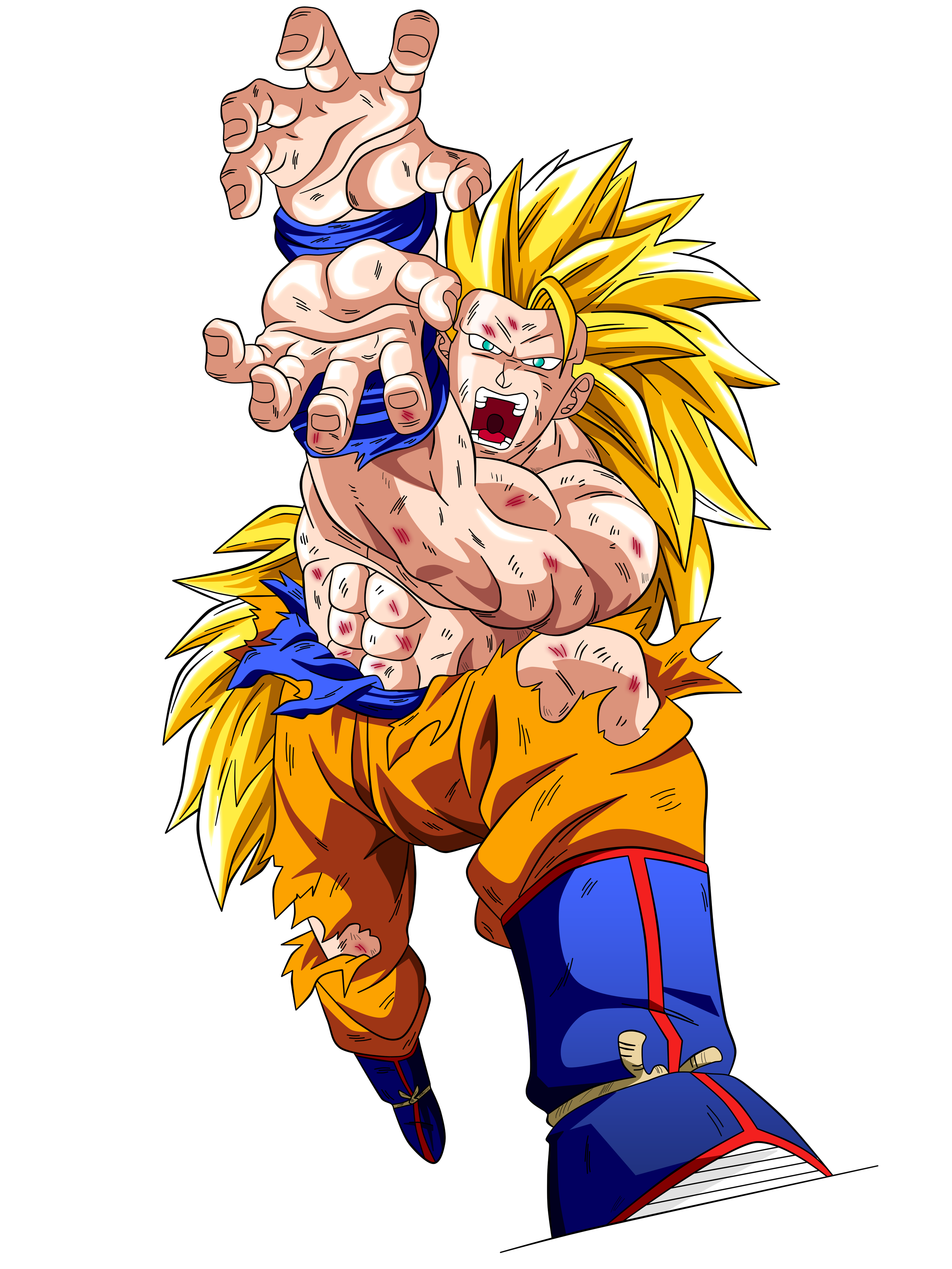 Goku Super Saiyan 3 by ameyfire on DeviantArt