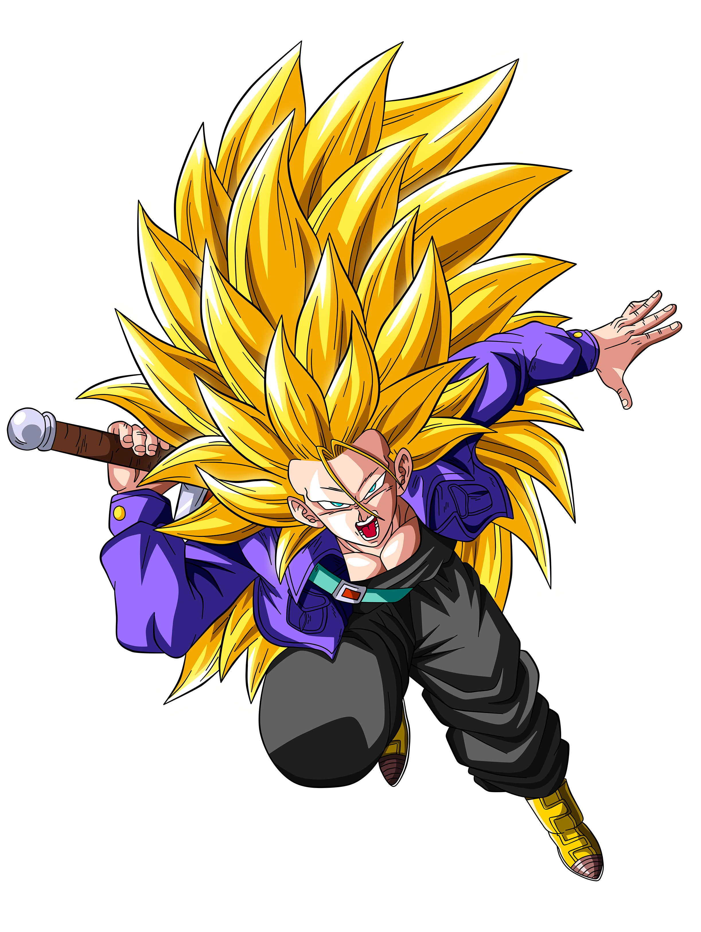 Super Saiyan 3 Vegito Render by DokkanDeity on DeviantArt