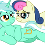 Lyra and Bonbon Vector