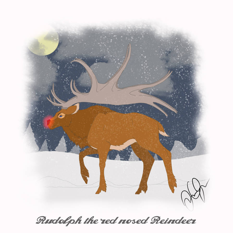 Rudolph the red Nosed Reindeer2 by MrSmiles001 on DeviantArt