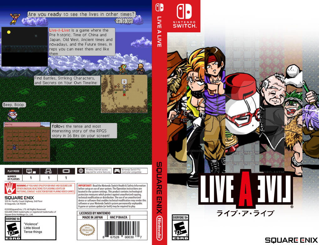 LIVE A LIVE - Nintendo Switch, Nintendo Switch