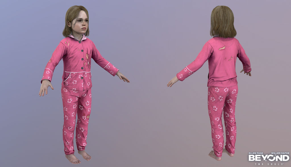 Torn Pyjamas PS3 Beyond Two Souls - Little Jodie Torn Pajamas by Crazy31139 on ...