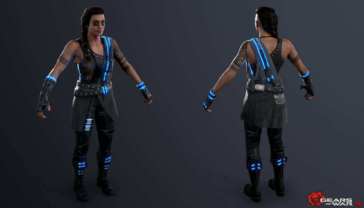 Gears of War 4 - Reyna Outsider ESports by Crazy31139 on DeviantArt
