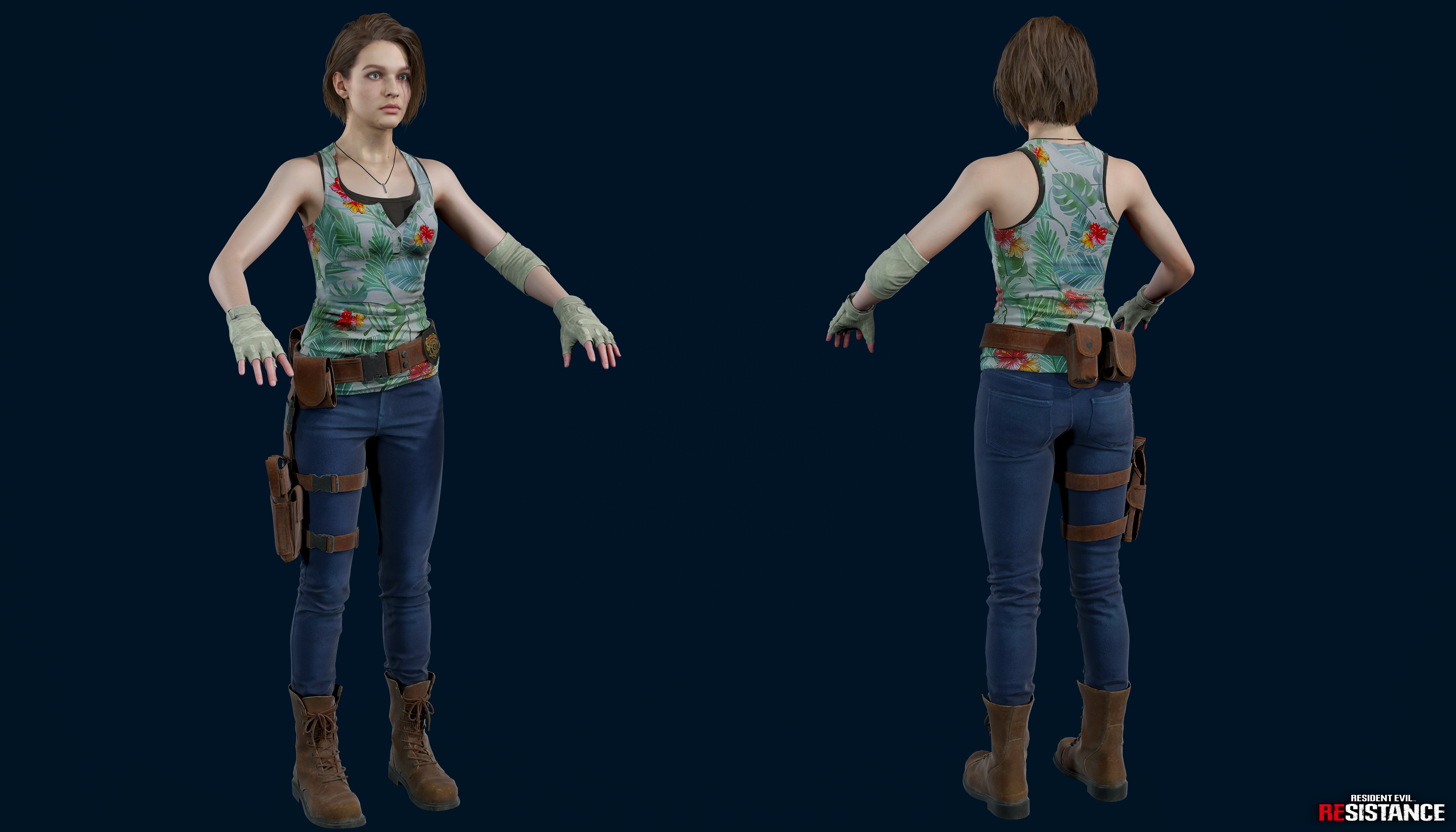 Jill Valentine (Default Outfit) by Sticklove on DeviantArt