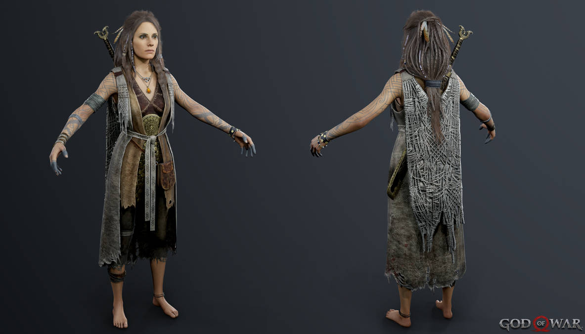 God Of War Witch Of The Woods Freya, Witch of the Woods | God Of War 4 | 1.8+ Minecraft Skin
