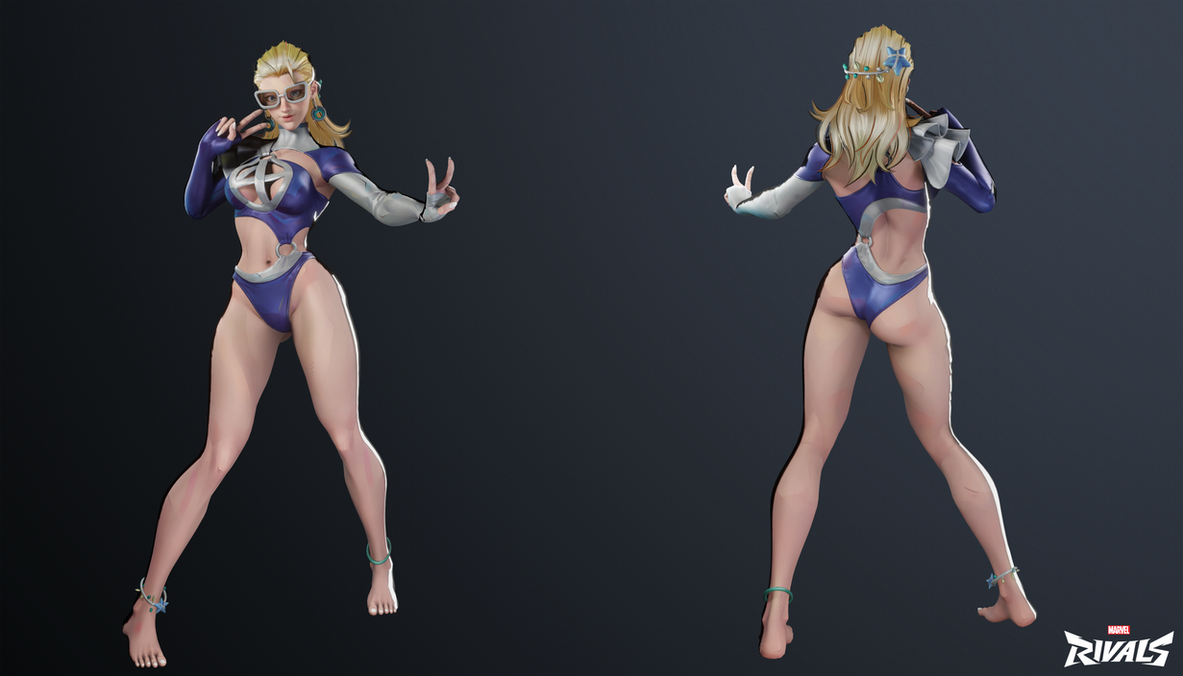 Marvel Rivals Invisible Woman (Azure Shade) by Crazy31139 on DeviantArt