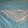 Varigated Thimbleweed shawl