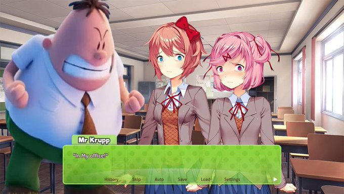 mr krupp in ddlc by goldmantheepic890 on DeviantArt