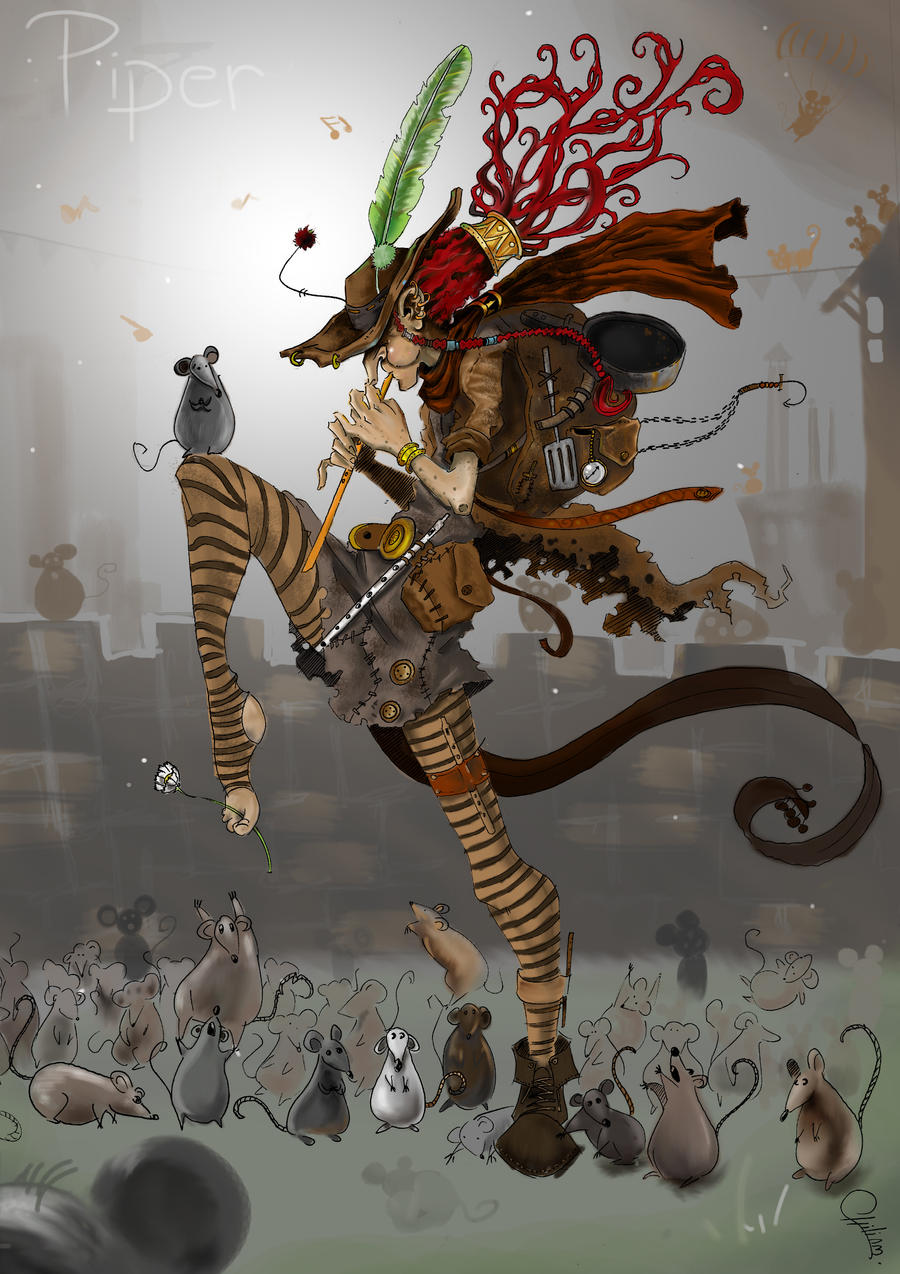 The Pied Piper by Otagoth