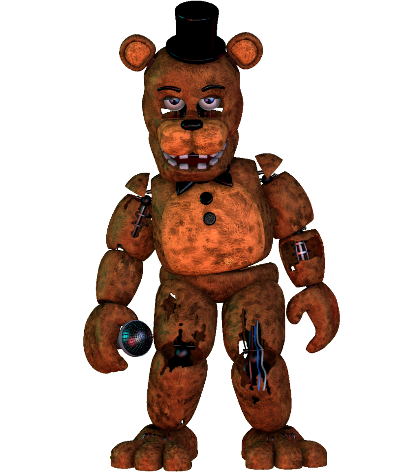 Withered Freddy Render png By Scott by kingofbut on DeviantArt