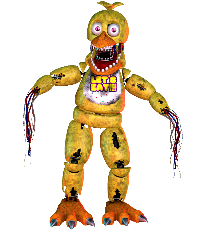 FNaF2/SFM) Withered Toy Chica by Zoinkeesuwu on DeviantArt