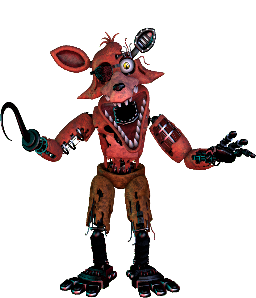 FNAF 2 Withered Foxy full body by Enderziom2004 on DeviantArt