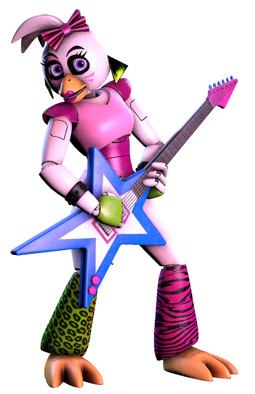 Glamrock Chica ! Five Nights at Freddy&#039;s Security Breach ! Minecraft Skin