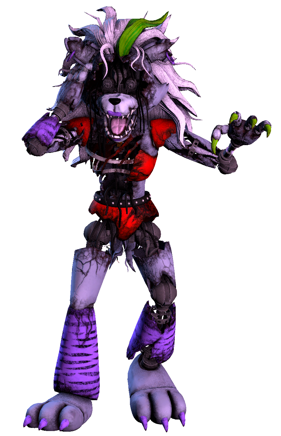 FNAF SB Shattered Roxy full body by Enderziom2004 on DeviantArt