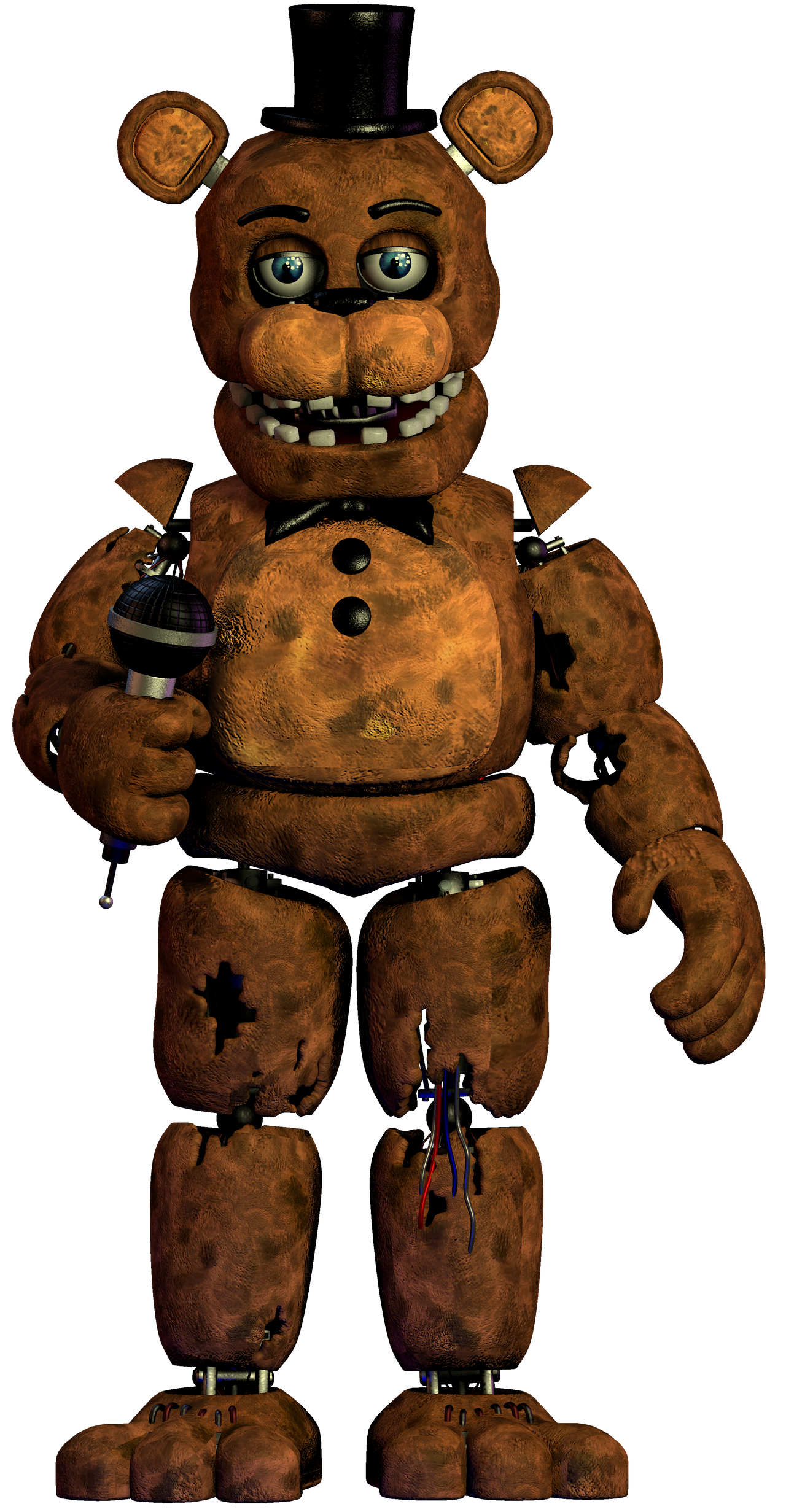 Withered Chica Render #2 by KingAngryDrake on DeviantArt