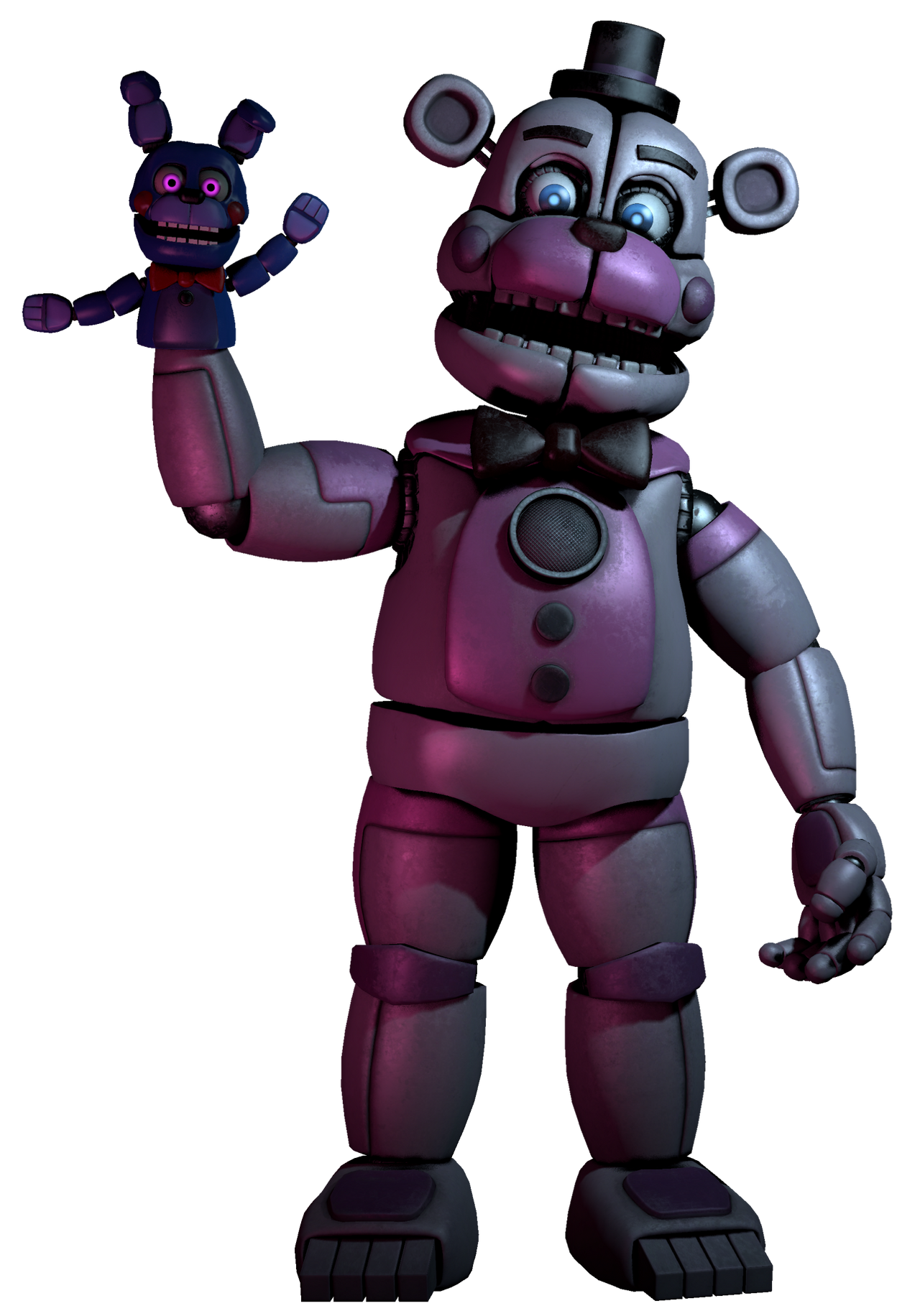 Sister Location Funtime Freddy Sfm Popcorn For Popcorn Machine