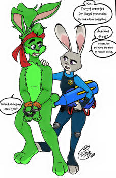 LATEST NEWS: Jazz Jackrabbit got arrested!